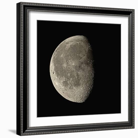 Waning Gibbous Moon-Eckhard Slawik-Framed Premium Photographic Print