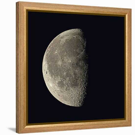 Waning Gibbous Moon-Eckhard Slawik-Framed Premier Image Canvas