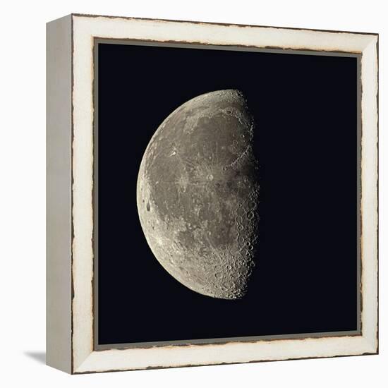 Waning Gibbous Moon-Eckhard Slawik-Framed Premier Image Canvas