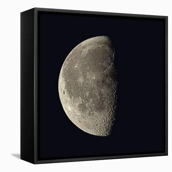 Waning Gibbous Moon-Eckhard Slawik-Framed Premier Image Canvas