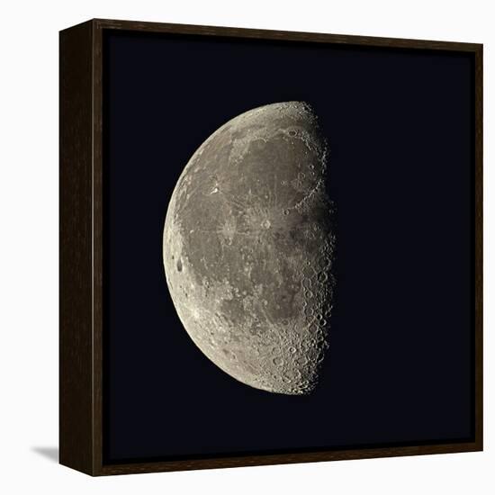 Waning Gibbous Moon-Eckhard Slawik-Framed Premier Image Canvas