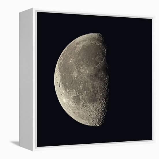 Waning Gibbous Moon-Eckhard Slawik-Framed Premier Image Canvas