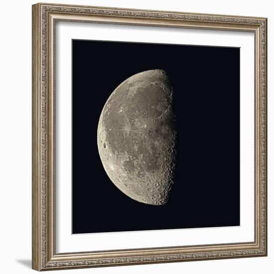 Waning Gibbous Moon-Eckhard Slawik-Framed Premium Photographic Print