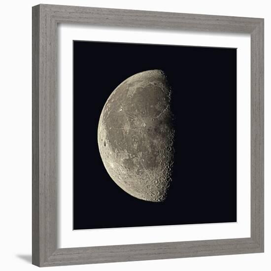 Waning Gibbous Moon-Eckhard Slawik-Framed Premium Photographic Print