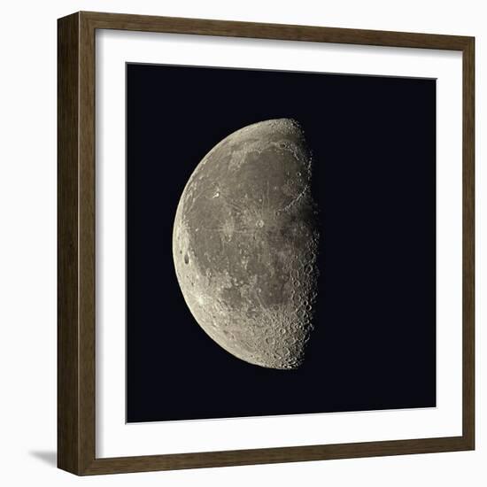 Waning Gibbous Moon-Eckhard Slawik-Framed Premium Photographic Print