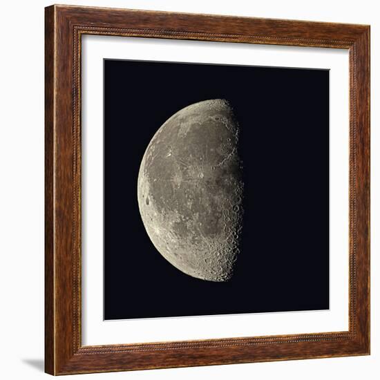 Waning Gibbous Moon-Eckhard Slawik-Framed Premium Photographic Print