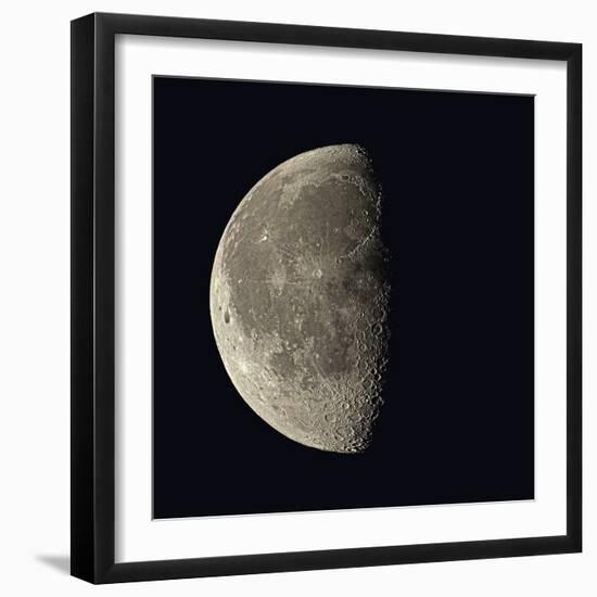 Waning Gibbous Moon-Eckhard Slawik-Framed Premium Photographic Print