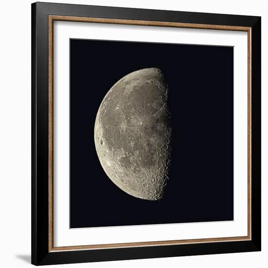 Waning Gibbous Moon-Eckhard Slawik-Framed Premium Photographic Print