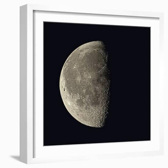 Waning Gibbous Moon-Eckhard Slawik-Framed Premium Photographic Print