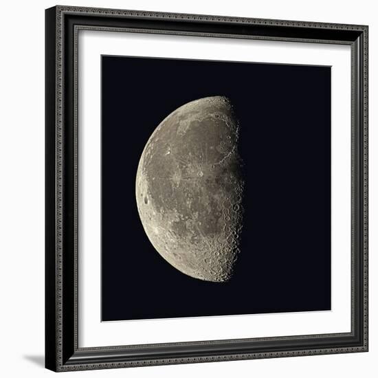 Waning Gibbous Moon-Eckhard Slawik-Framed Premium Photographic Print