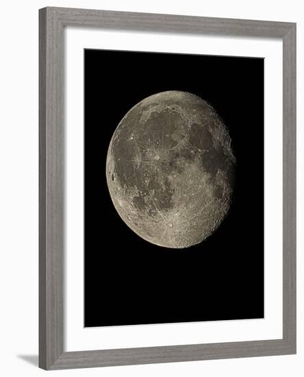 Waning Gibbous Moon-Eckhard Slawik-Framed Photographic Print