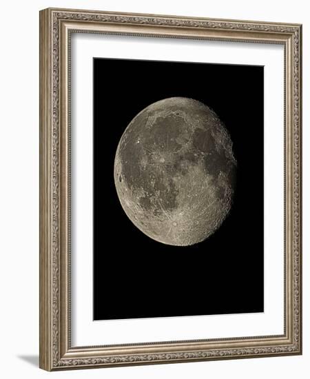 Waning Gibbous Moon-Eckhard Slawik-Framed Photographic Print