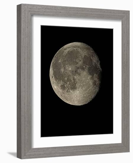 Waning Gibbous Moon-Eckhard Slawik-Framed Photographic Print