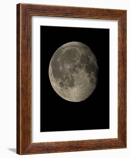 Waning Gibbous Moon-Eckhard Slawik-Framed Photographic Print