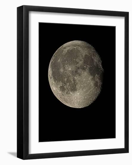 Waning Gibbous Moon-Eckhard Slawik-Framed Photographic Print