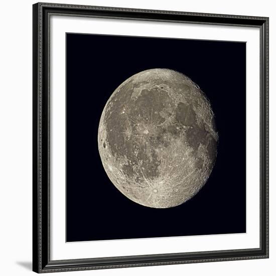 Waning Gibbous Moon-Eckhard Slawik-Framed Photographic Print