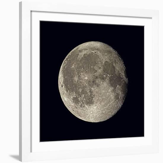 Waning Gibbous Moon-Eckhard Slawik-Framed Photographic Print