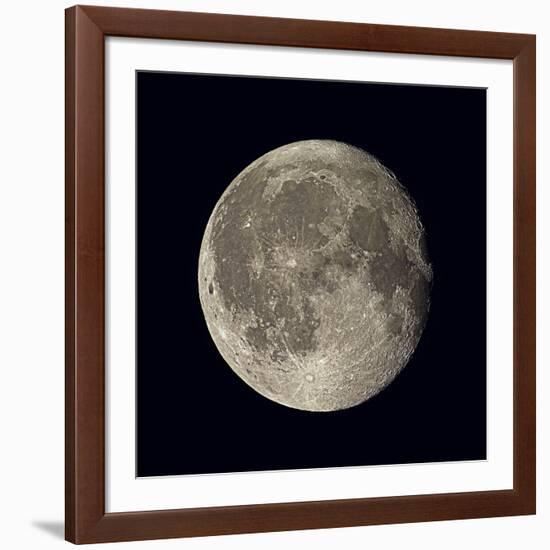 Waning Gibbous Moon-Eckhard Slawik-Framed Photographic Print