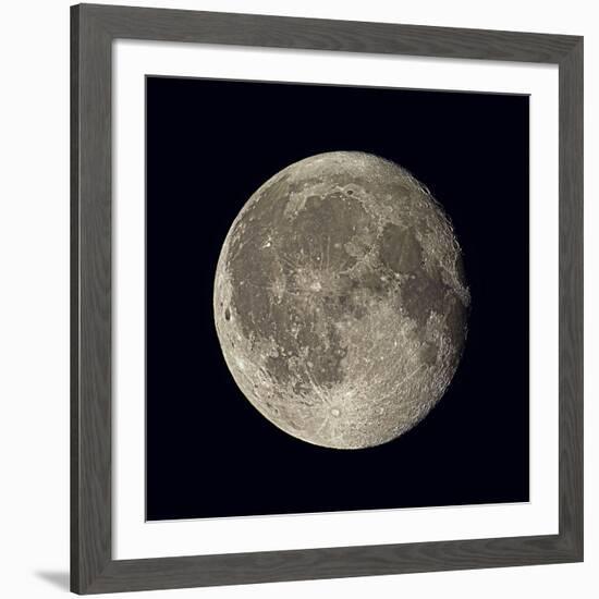 Waning Gibbous Moon-Eckhard Slawik-Framed Photographic Print