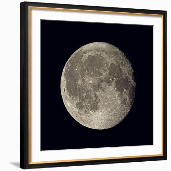 Waning Gibbous Moon-Eckhard Slawik-Framed Photographic Print