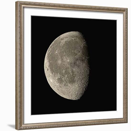 Waning Gibbous Moon-Eckhard Slawik-Framed Photographic Print