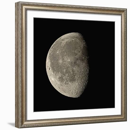 Waning Gibbous Moon-Eckhard Slawik-Framed Photographic Print