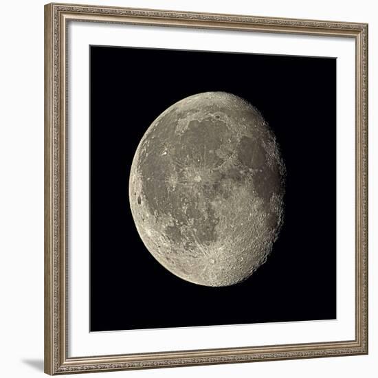 Waning Gibbous Moon-Eckhard Slawik-Framed Photographic Print