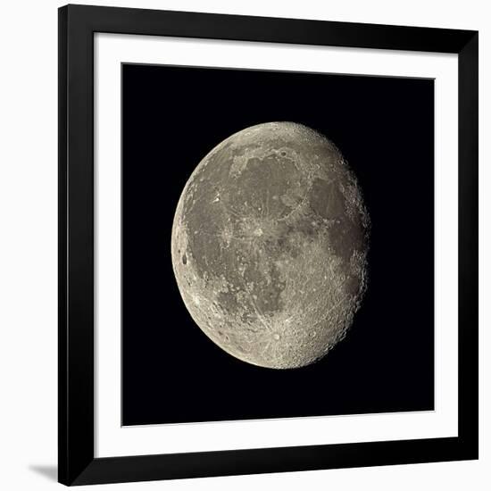 Waning Gibbous Moon-Eckhard Slawik-Framed Photographic Print