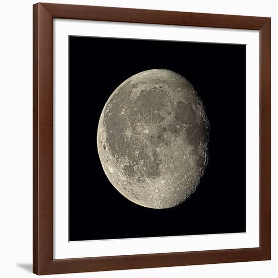 Waning Gibbous Moon-Eckhard Slawik-Framed Photographic Print