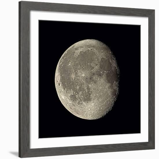 Waning Gibbous Moon-Eckhard Slawik-Framed Photographic Print