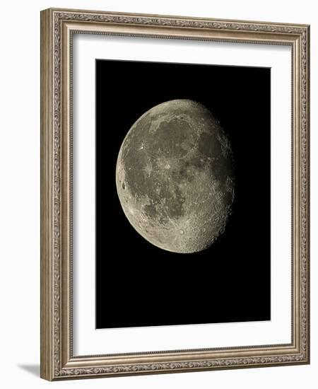 Waning Gibbous Moon-Eckhard Slawik-Framed Photographic Print