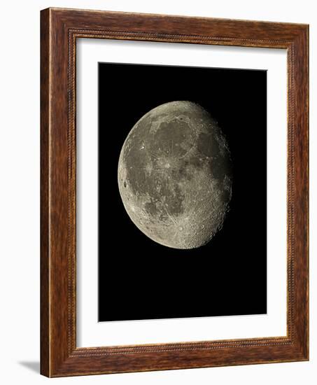 Waning Gibbous Moon-Eckhard Slawik-Framed Photographic Print