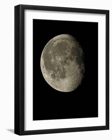 Waning Gibbous Moon-Eckhard Slawik-Framed Photographic Print