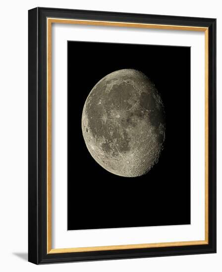 Waning Gibbous Moon-Eckhard Slawik-Framed Photographic Print