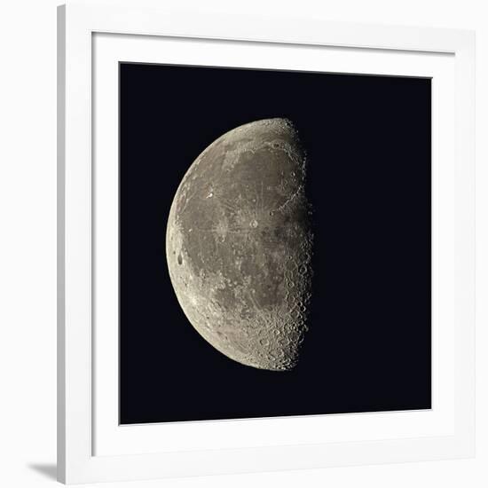 Waning Gibbous Moon-Eckhard Slawik-Framed Photographic Print