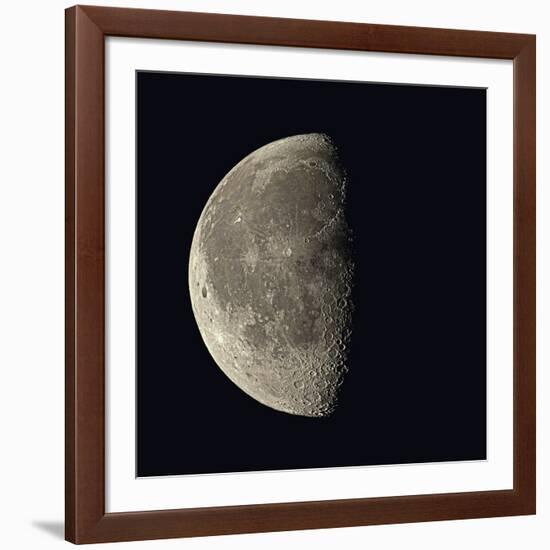 Waning Gibbous Moon-Eckhard Slawik-Framed Photographic Print