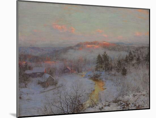 Waning Winter, 1906 (Oil on Canvas)-Walter Launt Palmer-Mounted Giclee Print