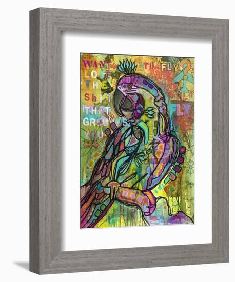 Want to Fly-Dean Russo- Exclusive-Framed Giclee Print