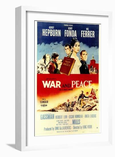 War and Peace, 1956-null-Framed Art Print