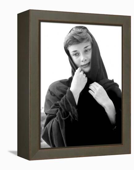 War and Peace, Audrey Hepburn, 1956-null-Framed Stretched Canvas