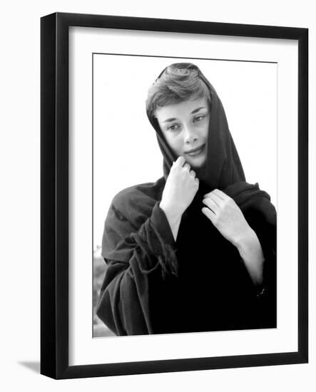 War and Peace, Audrey Hepburn, 1956-null-Framed Photo