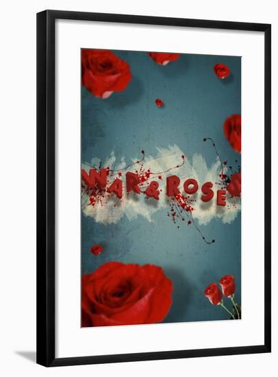 War And Roses-Elo Marc-Framed Giclee Print