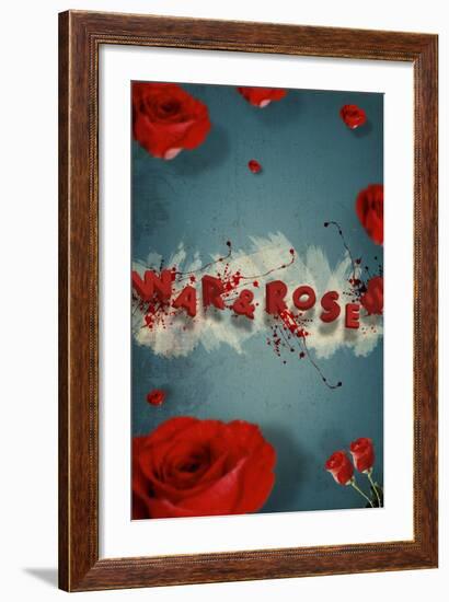 War And Roses-Elo Marc-Framed Giclee Print