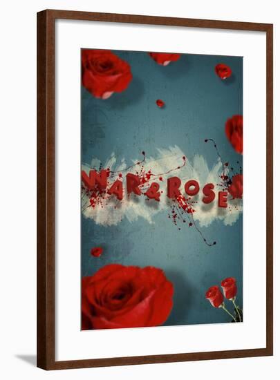 War And Roses-Elo Marc-Framed Giclee Print