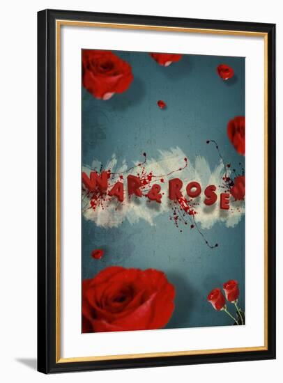 War And Roses-Elo Marc-Framed Giclee Print