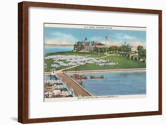 War College, Newport, Rhode Island-null-Framed Art Print