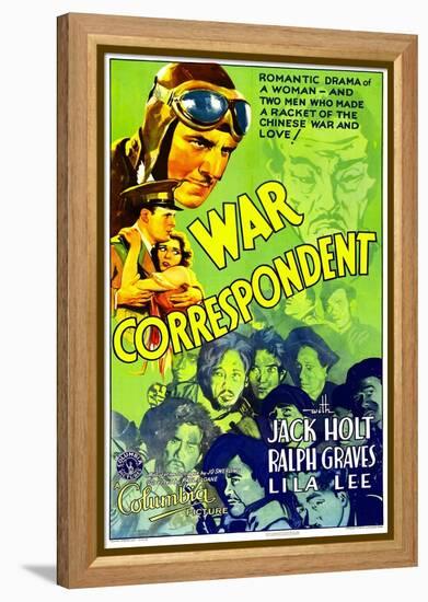 War Correspondent, 1932-null-Framed Stretched Canvas