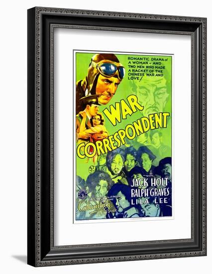 War Correspondent, 1932--Framed Photo