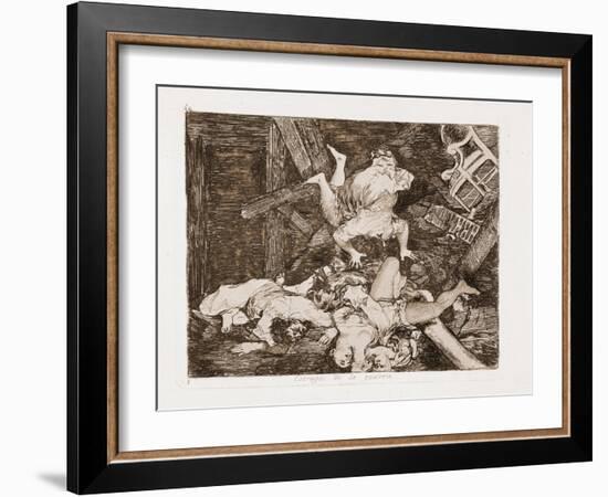 War damages-Francisco Jose de Goya y Lucientes-Framed Giclee Print