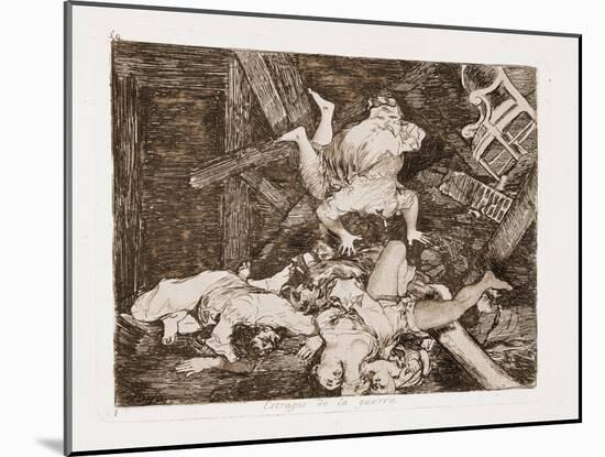 War damages-Francisco Jose de Goya y Lucientes-Mounted Giclee Print